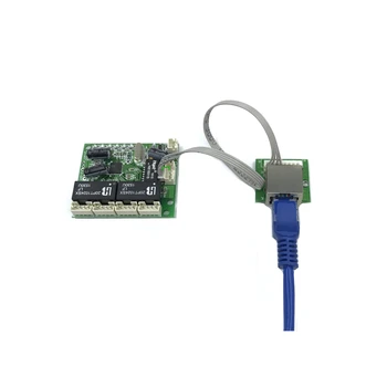 Mini PBCswitch modul PBC-OEM-modul mini-størrelse 5 Ports Netværks Switche Pcb Board mini ethernet-switch-modul, 10/100Mbps