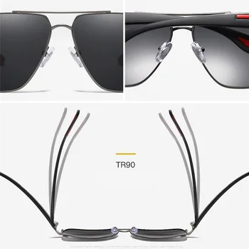 MIZHO TAC 1.1 MM Linse Optisk Brand Design Polariserede Solbriller Mænd Mode Mandlige Brillerne TR90 Sol Briller UV-Beskyttelse