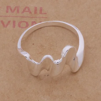 Mode Smykker 925 Sølv Forgyldt Ring Irragular Geometriske Ring Til Kvinder, Mænd AR212