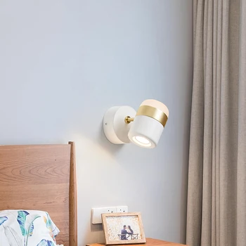 Moderne Nordiske Kreative Rotary Soveværelse Væglampe Undersøgelse Stue Midtergangen Seng, Væg-Lampe