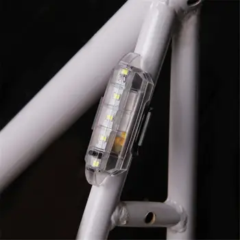 Mountain Bike Riding 5 LED baglygter USB-Opladning Bageste Sikkerhed Advarsel Lys Baglygte Tilbage Lampe Cykel Cykling Tilbehør