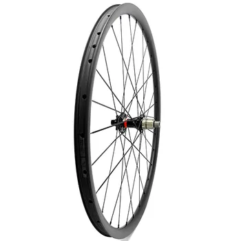 Mtb 29 cykel carbon hjul hjulsæt asymmetri 30.5x19.5 mm novatec D791SB D792SB 100x15 148x12 cykel hjul slangeløse disc hjul
