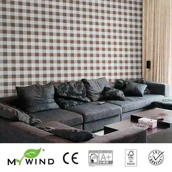 MYWIND Nye Design Hvid Brun Tapet boligindretning, Design Damask Roll Marmor MIN WIND Grasscloth Baggrunde Luksus Naturlige