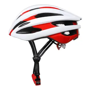 Mænd Kvinder Unisex LED Lys MTB Cykel Hjelm Adventure Riding Mountain Safety Cap Q1FF