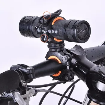 Nye 360 Graders Rotation Cykel LED Lommelygte Mount Holder Dobbelt Holder Foran Lommelygte Pumpen Styret Indehaveren Cykel Tilbehør