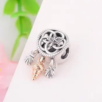 Nye 925 Silver Ocean lucky-Symbolet Vedhæng, Charms Perler for Kvinder Oprindelige Sterling Armbånd Armbånd Halskæde Mode Smykker DIY