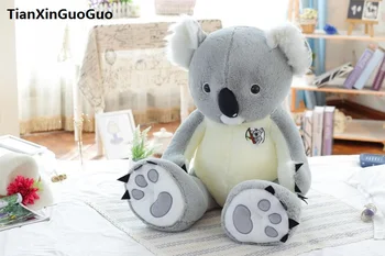 Nye ankomst stor 90cm søde grå koala plys legetøj blød dukke smide pude fødselsdag gave s0155