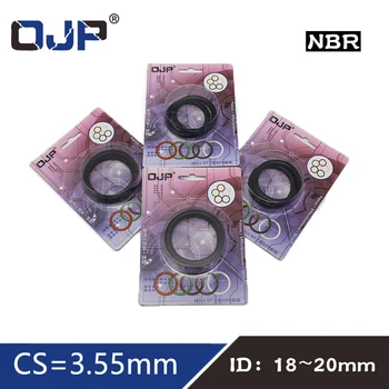 O-ring-Vandtæt olie modstand tætning i NBR O-ring-Boxed nitrilgummi Gask tykkelse CS 3.55 mm ID18/19/20mm