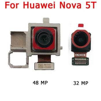 Originale Forreste og Bageste Kamera på Bagside For Huawei Nova 5 Pro Nova5 5Pro Vigtigste Vender Kameraet Modul Flex Udskiftning af Reservedele