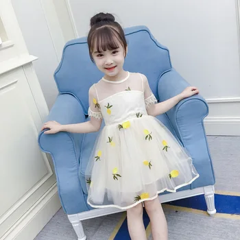 Piger Dress 2019 Nye Børn Princess Dress Lille Pige koreanske Sommer Kjole.
