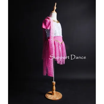 Piger Paillet Ballet Tutu Kjole Kvinder Kortærmet Udførelsesfasen Dancewear Børn, Voksne Professionelle Dans Kostume C327