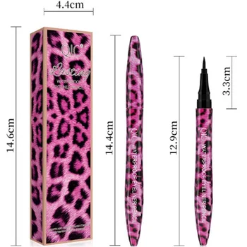 Pink Leopard Flydende Sort Langvarig Eye Liner Blyant Vandtæt Eyeliner Plamage-Bevis Kosmetiske langvarig Eyeliner Makeup