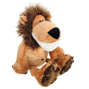 Populære Lion Fyldte Bløde Dukke Jungle Række Udstoppede Dyr Legetøj til Børn Gaver 95AE