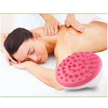 Rød ABS Body Massager Børste Håndholdte Anti Cellulite Slankende Afslappende Krat Massageapparat Børste Bath Spa Værktøj 1PC