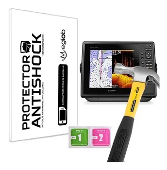 Screen protector Anti-Shock-Anti-ridse og Anti-Shatter kompatibel med Garmin GPSMAP 1020xs