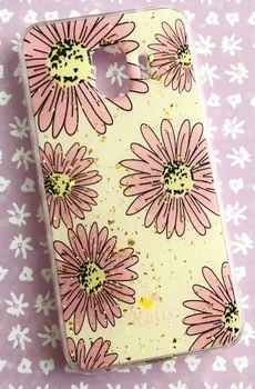 Silikone taske til Samsung Galaxy j260/J2 core 2019 med folie chrysanthemum pink