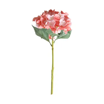 Silke Hortensia Kunstige Blomster Bryllup, Boligindretning Stor Falske Blomster Hortensia Diy Udsmykning Til Hotel Part Krans Af Forbrugsstoffer