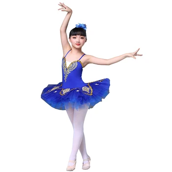 Songyuexia Børn Ballet Svane Hvid Camisole Dans kjole Danza Preferita Pre-Donne Costumi Balletto Tutu di Tutu kjole