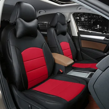 TIL DIN SMAG auto tilbehør, der er tilpasset luksus læder sædebetræk for Nissan QASHQAI SYLPHY MARTS GENISS Blå Fugl Pathfinder