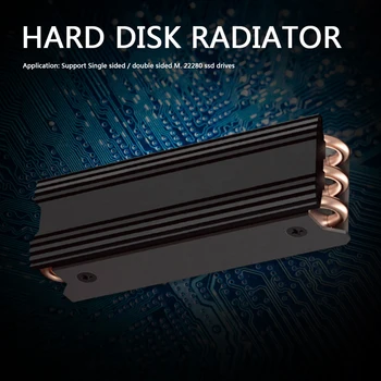 Varmeafleder 2280 ssd-Drev Kølere Aluminium Legering M2 SSD Kontor Omsorg Edb-udstyr til NVME Desktop PC