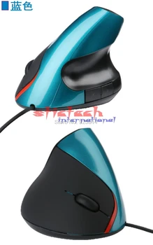 Ved dhl eller ems 50stk NYESTE USB-5/6 Knapper Ergonomisk Vertikal Kabel Optical Gaming Mouse 1200/1600DPI Justerbar Mus