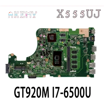 X555UJ Laptop Bundkort Til Asus X555UJ X555UF X555UQ X555UB X555U F555U A555U K555U GT920M I7-6500U oprindelige Bundkort