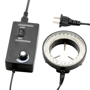 ZOOM 6W 60 LED Justerbar Ring Lys-Lampe Lampe til Stereo Zoom Mikroskop Industrielle Kamera Forstørrelse